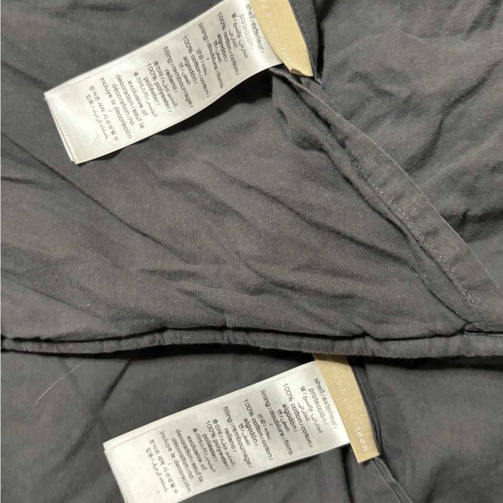 Pottery Barn Kids Gray NFL Pillow Cases (2) - Picture 5 of 6